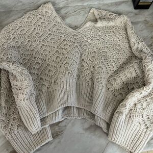 12 tribe cropped sweater